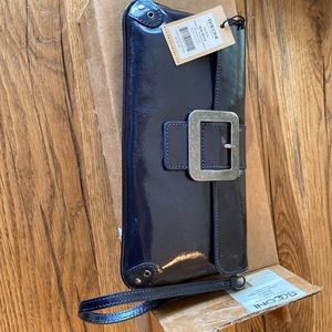 *3 for $50* Boconi leather clutch